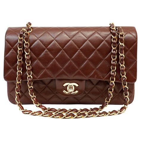 chanel color monogram bag|dark brown Chanel bag.